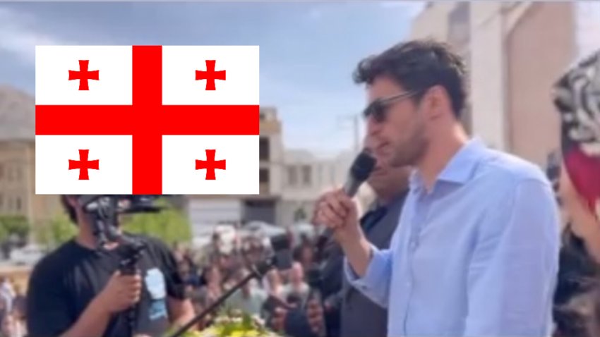VIDEO: "თქვენ შეინარჩუნეთ ჩვენი კულუტურა, ენა..." - გველესიანმა ირანში ქომაგებს ქართულად მიმართა