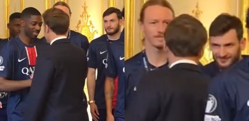 VIDEO: თავმდაბლობის მაგალითი! - როგორ მიესალმა ხვიჩა კვარაცხელია საფრანგეთის პრეზიდენტს