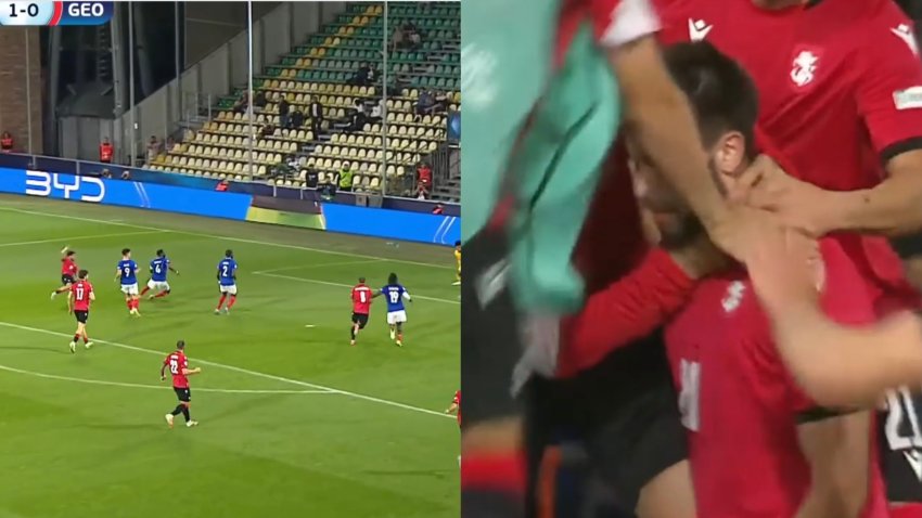 VIDEO: გოოოოოოოოლ! - აბუაშვილმა საფრანგეთთან ანგარიში გაათანაბრა