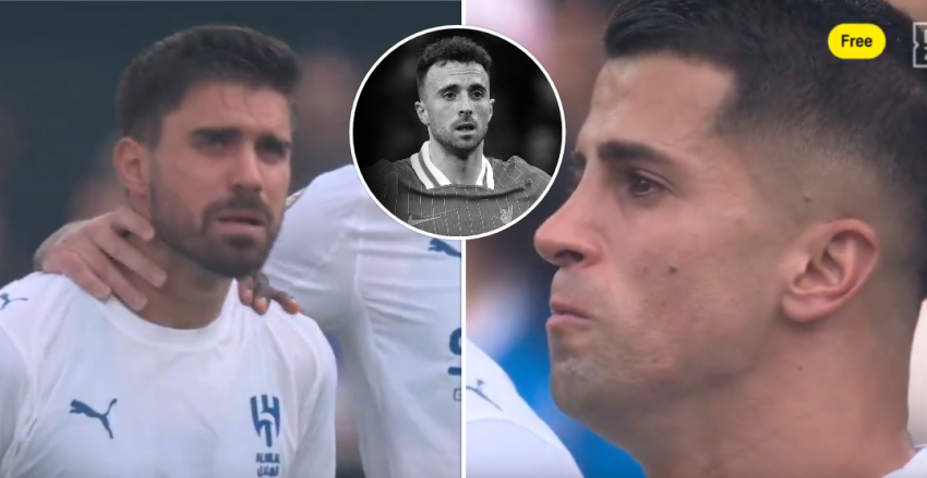 VIDEO: ცრემლები ვერ შეიკავეს - რუბენ ნევეშისა და ჟოაუ კანსელუს ემოციები წუთიერი დუმილის დროს