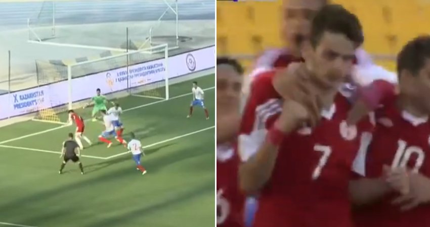 VIDEO: რუს მცველებს თავბრუ დაახვია! - 17 წლის ხვიჩა კვარაცხელია შედევრი რუსეთის ნაკრების კარში