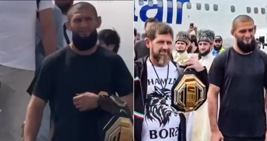 VIDEO: ხამზატ ჩიმაევი გამარჯვების შემდეგ კადიროვს შეხვდა