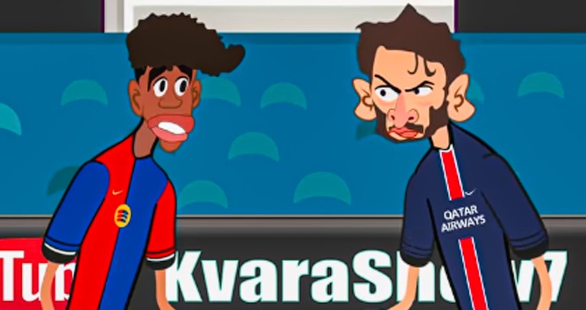 VIDEO: ესპანეთი VS საქართველო | იამალი VS კვარაცხელია - მორიგი სახალისო ანიმაცია ხვიჩას შესახებ