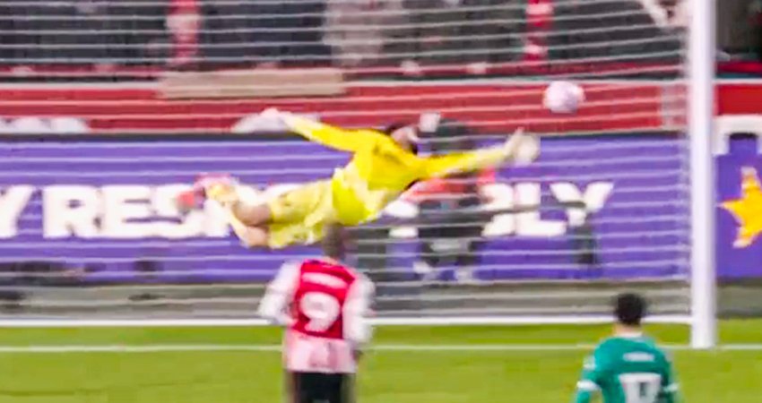 VIDEO: ურთულესი ბურთი მოიგერიააააა! - მამარდას ბრწყინვალე სეივი