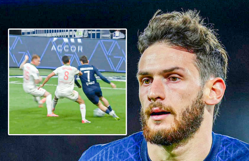 VIDEO: ხვიჩას საოცარი მოძრაობა და სახტად დარჩენილი ორი ფეხბურთელი