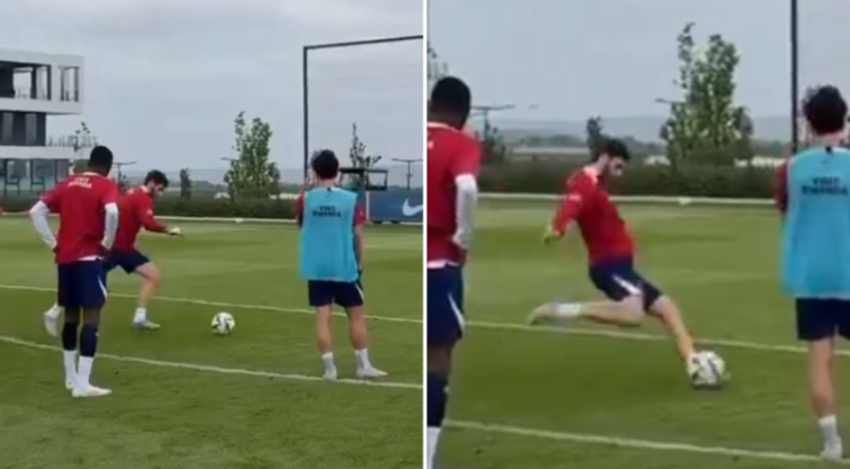 VIDEO: საფონოვი უშანსოდ! - კვარაცხელიამ პსჟ-ს ვარჯიშზე ულამაზესი გოლი გაიტანა