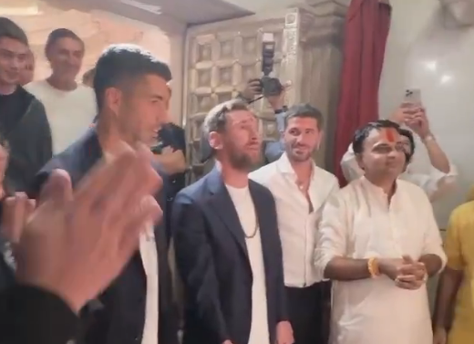 VIDEO: ლეო მესი ინდურ ტრადიციებს გაეცნო