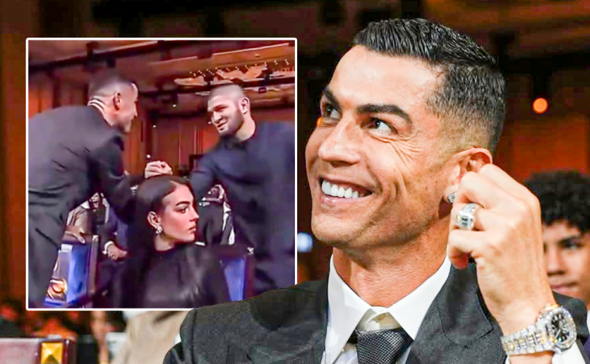 VIDEO: კრიშტიანუ რონალდუსა და ხაბიბ ნურმაგომედოვის შეხვედრა დაჯილდოვებაზე