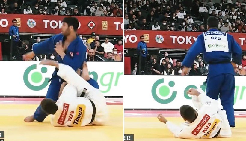 VIDEO: რუსი გაკრულია ბეჭებზე - ილია სულამანიძე ტოკიოს გრანდ სლემის ფინალშია