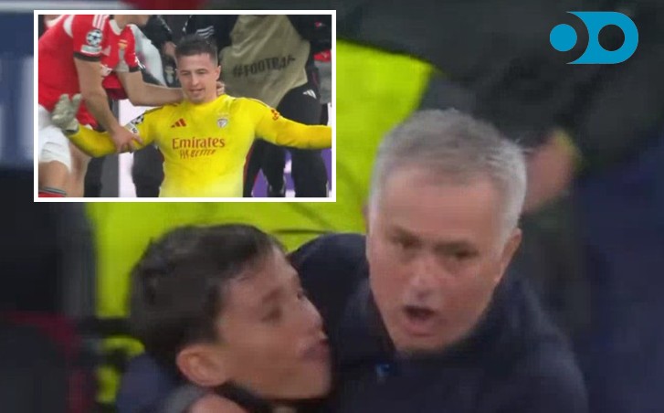 VIDEO: ჟოზე მოურინიოს გიჟური რეაქცია მეკარე ტრუბინის გოლზე რეალის კარში