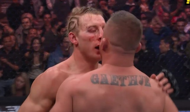 VIDEO: საუკუნის ბრძოლა - ჯასტინ გეიჯიმ პედი პიმბლეტი სასწაულ ჯახში დაამარცხა