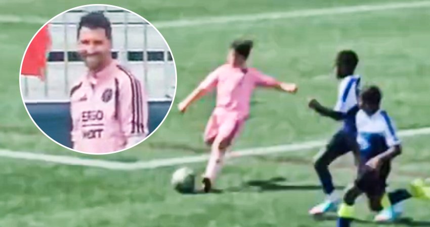 VIDEO: შეასრულაააააააა! - მატეო მესის ლამაზი გოლი და მამის რეაქცია