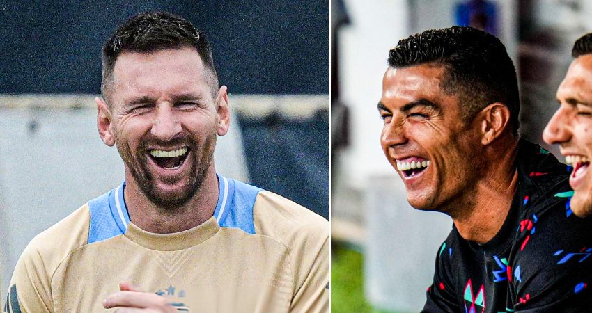 "ლეო ჩემზე 2 წლით პატარაა თუმცა..." - რონალდუს ხუმრობა რომელზეც მესიმაც გაიცინა