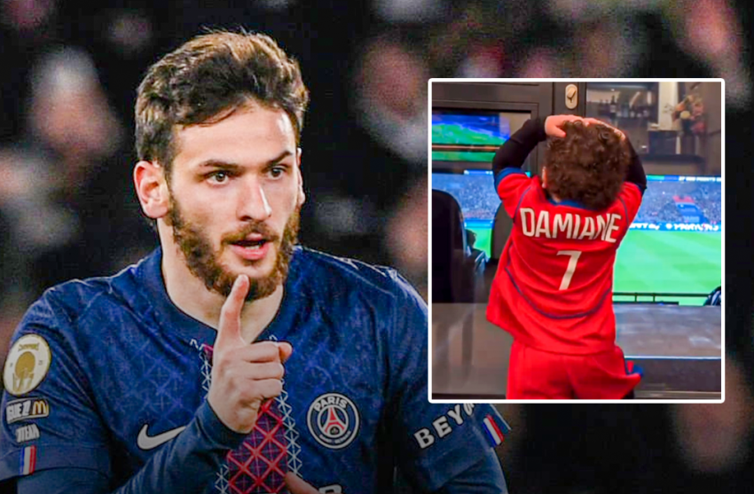 VIDEO: დამიანე კვარაცხელიას რეაქცია "პსჟ"-ს გოლის მომენტში