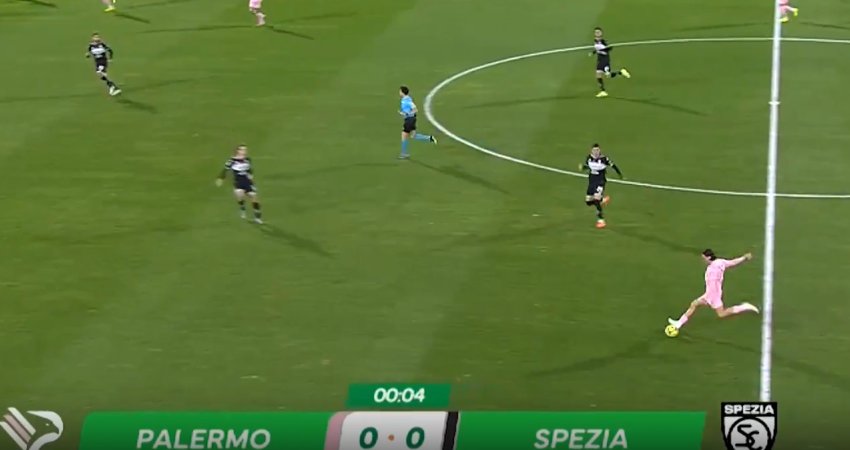 VIDEO: მატჩის დაწყების მასტერკლასი! - პალერმოს მაგარი გოლი სპეციას კარში