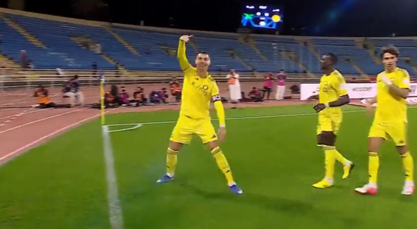 VIDEO: ასეთი აღნიშნვა ჯერ კარიერაში არ ჰქონია - რონალდომ მორიგი გოლი ორიგინალურად იზეიმა