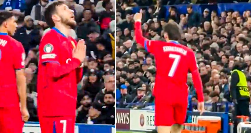 VIDEO: სტადიონიდან დანახული - როგორ მიუძღვნა კვარამ გოლი პატრიარქის ხსოვნას