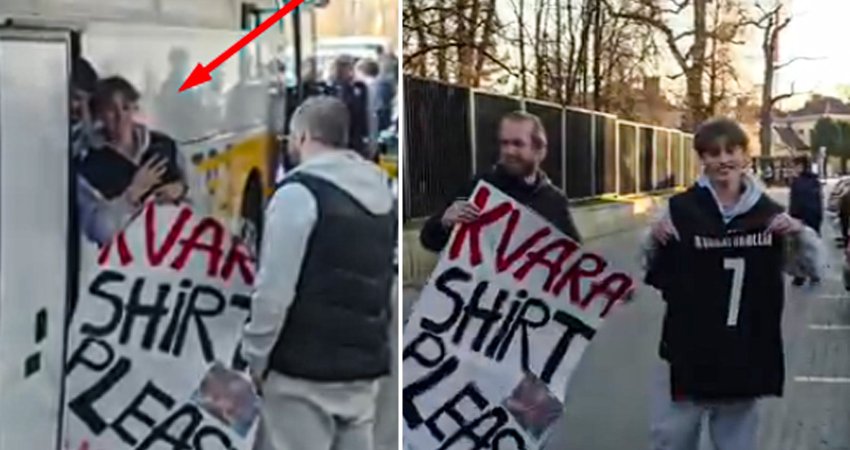 VIDEO: ძალიან მაგარი ადამიანია! - კვარამ მატჩის შემდეგ ლიეტუველი ფანი გაახარა