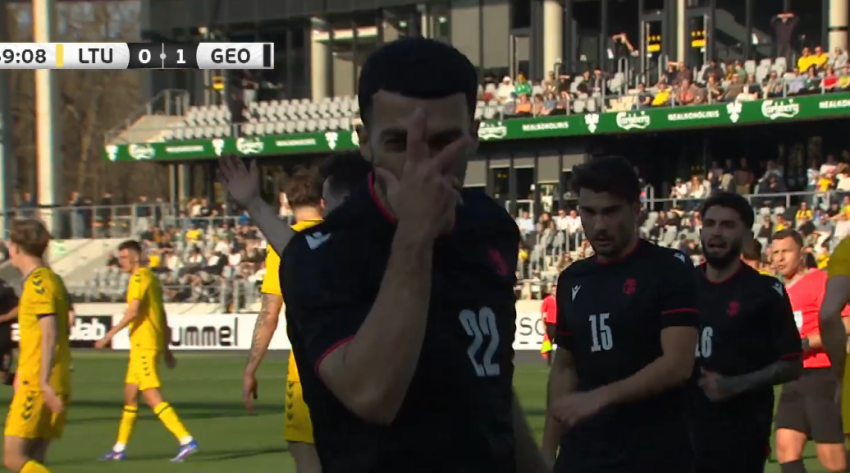 VIDEO: გიორგი მიქაუტაძის გოლი ლიეტუვას კარში