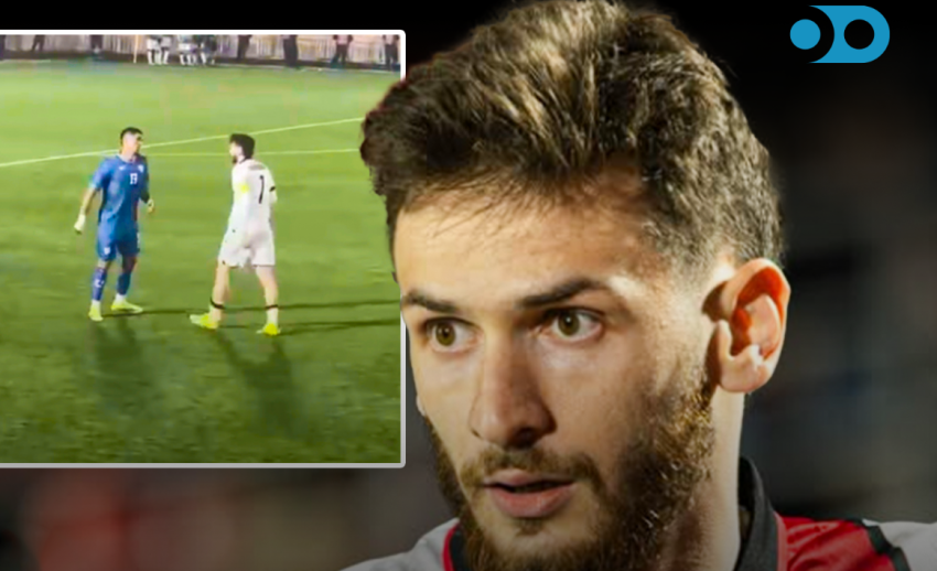 VIDEO: ნამდვილი კაპიტანი - ხვიჩას მომენტი ისრაელთან მატჩიდან, რომელიც ტელევიზორში ვერ მოხვდა