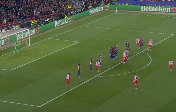 VIDEO: შედევრიიი - ხულიან ალვარესმა ატლეტიკო ბარსასთან საოცარი ჯარიმით დააწინაურა