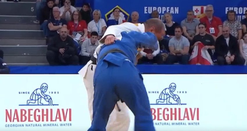 VIDEO: მძიმე მარცხი... - ლაშა ბექაური ბრინჯაოსთვის იბრძოლებს