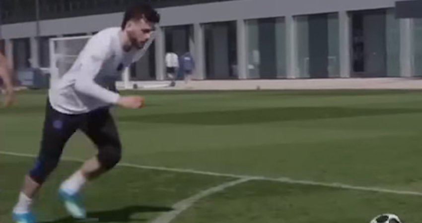 VIDEO: ამას ჰქვია აუღებელი! - კვარას ეფექტური გოლი ვარჯიშზე