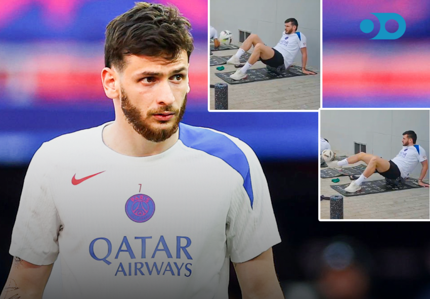 VIDEO: ხვიჩა კვარაცხელიას კლასის დემონსტრირება პსჟ-ს ვარჯიშზე