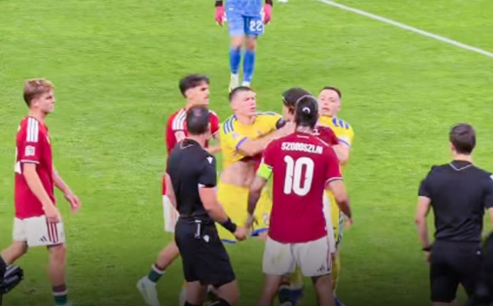 VIDEO: ფეხსაცმელებიც კი დაუშინეს, რა მოხდა უნგრეთისა და უკრაინის მატჩის მიწურულს